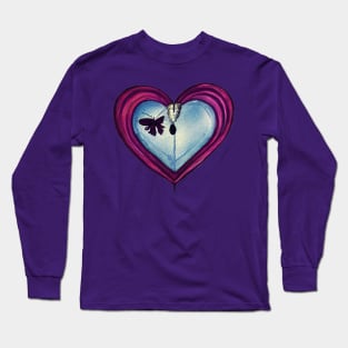 Butterfly in a heart Long Sleeve T-Shirt